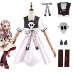 Nuostabus Nene Yashiro suknelės Cosplay kostiumų rinkinys Helovinui, Comic Con S white