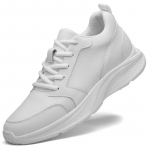 Madingi vyri&scaron;ki batai su pakeltu padu, padidinantys ūgį, sportiniai bateliai vyrams 10 cm, sportiniai laisvalaikio batai, nematomi vidiniai batai ūgiui didinti vyrams 8 cm 36 balta