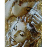 Deimantinė tapyba Visas gręžimas Mėgėjų pora Kryželiu Siuvinėjimas Romanti&scaron;kas meilužis 20X30CM