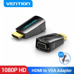 Vėdinimo i&scaron; HDMI į VGA adapteris HDMI ki&scaron;tukas į VGA Felame HD 1080P garso kabelio keitiklis su 3,5 lizdu, skirtas PS4 ne&scaron;iojamojo kompiuterio dėžutės projektoriui juoda