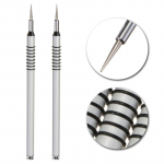 1vnt Superfine Nib Nail Art Painting Pen Nail Liner Teptukas Gėlių pie&scaron;imo manikiūro įrankis Nerūdijančio plieno rankena