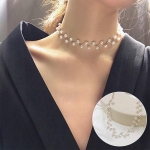 IF ME Trendy Elegance Statement karoliai, žavūs, imituoti karoliukai, kaklo karoliai moterims, Kolye Collier Femme ABSMT00390-5177302