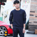 IELGY vyri&scaron;ki drabužiai, palaidi megztiniai, stilingi, paprasti dideli, laisvalaikio sportiniai apvalūs kaklo