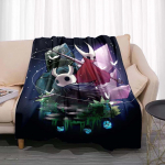 Hollow Knight Antklodė Žaidimas Flanelė Naujovi&scaron;ka &Scaron;ilta Mikropluo&scaron;to Flanelė Patvari Vaikams ir Suaugusiems Kelioninė Lovatiesė Sofos Užtiesalas 150x200cm