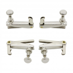 4 vnt./komplektas Metaliniai smuiko priedai, skirti 4/4 3/4 smuikui, metalo stygų reguliatorius, nikeliuotas nuo rūdžių sidabras