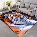 Madingas tigro ra&scaron;to kilimas ant grindų 3D gyvūnų spausdintas didelis kilimas svetainė, mink&scaron;tas vonios kilimėlis, sugeriantis neslystantis 40x120cm