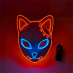 Nauja Fox-Mask Lapė &scaron;vytinti kaukė Malloween Cosplay Helovinas Veidas Cosplay Demon-Cosplay geltona