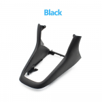 Juodo anglies pluo&scaron;to automobilio centrinės konsolės pavarų perjungimo rankenėlės rėmas, skirtas Volkswagen VW Golf MK6 2008 2009 2010 2011 2012 2013 m. juoda