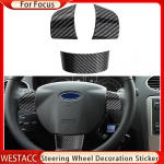 3 vnt. Anglies pluo&scaron;to automobilio vairo panelės apdailos lipdukas Ford Focus 2 MK 2 2005 - 2011