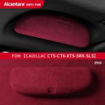 Suitable for Cadillac XT4/XT5/XT6/CT4/CT5CT6 car frizzled fur glasses storage box non-destructive installation sunglasses CT5-CT6 red