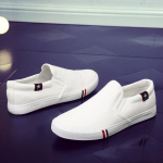 Vyri&scaron;ki kasdieniai batai kvėpuojantys ir lengvi prie visko derantys vyri&scaron;ki drobės batai moteri&scaron;ki tinginio batai 35 balta