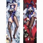 Žaidimas Genshin Impact Yelan Dakimakura Waifu pagalvės užvalkalas dvipusis spausdinimas Ye Lan pagalvės užvalkalas, apkabinantis kūno pagalvėlės užvalkalą Otaku dovanos 120x40cm Pillowcase