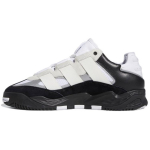 Adidas Niteball balti juodi unisex sportbačiai debesys-balta &scaron;erdis-juoda sidabrinė-metalinė H67366 36