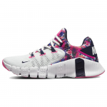 Nike Free Metcon 4 Dažų dėmės Moteri&scaron;ki sportbačiai Balti Summit-White Hyper-Pink CZ0596-101 36.5