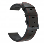 20 mm 22 mm silikoninis odinis dirželis, skirtas Huawei Watch GT 3/2 42 mm 46 mm GT2 Pro i&scaron;maniojo laikrodžio apyrankė, skirta Huawei Watch GT3 Pro 43 mm 46 mm 20mm Universal juoda/raudona