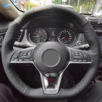 Automobilio Vairo Gaubtas Nissan Qashqai X-Trail Leaf Micra Rogue Sport Kicks 2018- Altima Juoda Perforuota Oda
