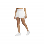 Nike &bdquo;Court Dri-FIT Slam&ldquo; klostuotas vidutinio auk&scaron;čio teniso sijonas moteri&scaron;kas apatinis baltas DV3043-100 XL