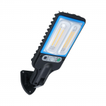Saulės lauko sodo &scaron;viestuvas namų lauko vandeniui atsparus jutiklis Rural Yard Super Bright LED sieninė lemputė juoda