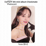 ITZY 5-asis mini albumas &bdquo;Checkmate&ldquo; Oficiali nuotraukų kortelė &bdquo;Clear Card&ldquo; speciali kortelė KPOP Yuna - #04