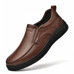 Natūralios odos vyri&scaron;ki batai Patogus vairavimas laisvalaikio batai Auk&scaron;tos kokybės karvės odos rankų darbo verslo vyri&scaron;ki plok&scaron;čiapadžiai batai vyrams 44