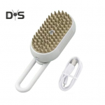 3 viename naminių gyvūnėlių garų &scaron;epetėlis, USB įkraunamas priežiūros &scaron;epetys, savaime i&scaron;sivalantis pur&scaron;kiamas kačių &scaron;ukos naminių gyvūnų plaukų &scaron;alinimo masažo &scaron;epetys kava