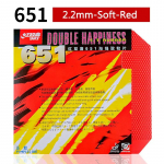 DHS 651 652 Stalo teniso guma i&scaron;traukiama su Fast Attack DHS stalo teniso kempinėle trumpi spuogeliai ITTF patvirtinta 651 Red 1 Pcs