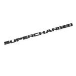 3D Metalinis Automobilio Lipdukas Emblema Auto Ženklelis Lipdukas Supercharged Logotipui juoda