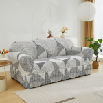 Klasikinis tampus sofos užvalkalas su elastine juosta - Plaunamas poliesterio spandekso sofos užvalkalas foteliui, dvivietei, trivietei, keturvietei sofoms 90-140cm