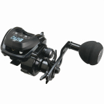 AbuGarcia MAX DLC didelio ekrano skaitmeninis linijos skaitiklis, kairioji ranka, vidurinė gilioji griovelis, didelės pavaros galios rankenos modelis MHP-L