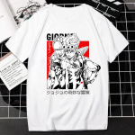 Jojo Bizarre Adventure Japan Anime mar&scaron;kinėliai Vaporwave Aesthetic Streetwear Harajuku Manga Tops Unisex Oversized mar&scaron;kinėliai S
