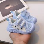 Žavūs vaiki&scaron;ki bateliai su ki&scaron;kučiais - Velcro tinklelio sandalai berniukams ir mergaitėms, puikiai tinkantys pavasariui ir vasarai. Five pairs, sizes 16-20 mėlyna
