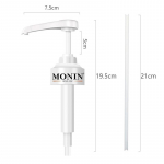 Kavos 1 litro dozatorius Sirupo pompa Juodas skysčių dozatorius sirupui 10 ml Sulčių butelio dozavimo pompa balta