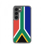 Telefono dėklas - Samsung - Galaxy S23 Plus - Pietų Afrikos vėliava - Lankstus - Daugiaspalvis