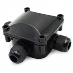 IP68 elektros kabelio vandeniui atspari jungtis lauko T tipo trijų krypčių jungiamoji dėžutė