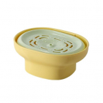 Daugiafunkcis ploviklio dozatorius, indų ploviklio spaudžiamas pompos galvutė, virtuvė, vonios kambarys, skalbykla, skysto ploviklio butelis, spaudžiamas muilo dozatorius geltona