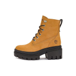 Timberland Everleigh Oda Patogūs Universalūs Neslystantys Patvarūs Storu Padu Auk&scaron;takulniai Vidurio Blauzdos Martin Batai Moteri&scaron;ki Batai Ruda A41QK 36