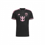 adidas Inter Miami CF 23/24 Messi Authentic Away mar&scaron;kinėliai juodi vyrams Streetwear JE9745 M