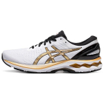 Asics Gel-Kayano 27 Madingi Patogūs Žemi Bėgimo Bateliai Vyri&scaron;kas Sneaker Baltas Platina Raudonas 1011B174-100 40
