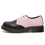 Dr. Martens mink&scaron;tos odos 3 skylučių plok&scaron;čiapadžiai laisvalaikio batai moteri&scaron;ki batai rožiniai 27274001 36