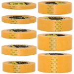 Maskavimo juosta modeliui, 9 vnt. rinkinys, 30 mm, dažymui, dydžiai, pločiai 6 mm, 8 mm, 10 mm, 12 mm, 15 mm, 18 mm, 20 mm, 24 mm,