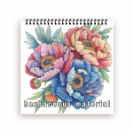 30 lapų suaugusiųjų spalvinimo knyga su spirale, 8,3x 8,3 colio, 100 gsm storio popierius, puikiai tinka dovanoms į mokyklą, Helovino dovanoms oranžinė