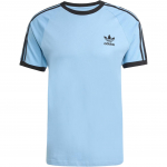 Adidas Originals dryžuoti apvalios apykaklės lieso kirpimo trumparankoviai mar&scaron;kinėliai vyrams Pilka Mėlyna JY1371 2XL