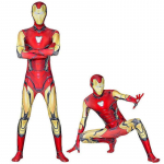 Marvel Ker&scaron;ytojai Geležinio žmogaus kostiumas Suaugusiųjų superherojų Cosplay kostiumai Helovino persirengimo kombinezonas 190