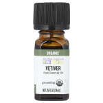 Aura Cacia, Ekologi&scaron;kas, Vetiveris, 0,25 fl oz (7,4 ml)
