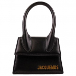 Jacquemus Odinis Le Chiquito Mini Rankinė per petį Juoda Moteri&scaron;kos Pečių_rankinės 203BA01-203-300990 Basic Set (Bag+Dust Bag)