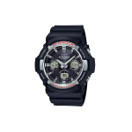 CASIO vyri&scaron;kas juodas laikrodis GAS-100-1A GAS-100-1A Black Strap black