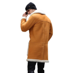 Nauja vyri&scaron;ka žieminė vilna, &scaron;ilta mada, vyri&scaron;ka vidutinė ir ilga striukė XXXXL brown