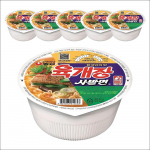 Nongshim Yukgaejang dubenėlio makaronai (A&scaron;tri jautienos sriuba) 86g x 6 puodeliai (1 ry&scaron;elis) 86g x 6Cups