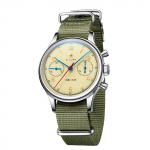 GIV Chronografo laikrodis 1963 Mechaninis Analoginis Laikrodis 1963 ST1901 Mechanizmas 38mm Gooseneck 1963 Panda Ciferblatas Atgal Vandeniui Atsparus Prabangus Vyri&scaron;kas Rankinis