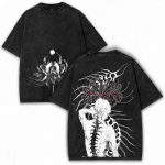 Anime Tokyo Ghoul Kaneki Ken &Scaron;aunus Grafinis Mar&scaron;kinėlis Senovinis I&scaron;plautas Per dydį Mar&scaron;kinėlis Vyrams Moterims Drabužiai Medvilniniai Trumpomis Rankovėmis Mar&scaron;kinėliai S
